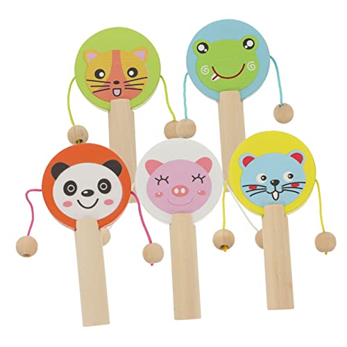 SUPVOX 5 Stück Teiliges Holzspielzeug Cartoon Orff Instrumente Pädagogisches Musikinstrument für Jahre Sicher Glatte Oberfläche Tragbar für Kinderparty SUPVOX 5 Stück Teiliges Holzspielzeug Cartoon Orff Instrumente Pädagogisches Musikinstrument für Jahre Sicher Glatte Oberfläche Tragbar für Kinderparty von Supvox
