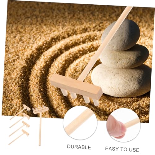 SUPVOX 5 Stück Teiliges Mini Holzrechen für Sandgärten und Zen schreibtischdeko Rustikale DIY Sandspieltisch Zubehör Kompakt und Einfach zu Nutzen Kreative Meditations SUPVOX 5 Stück Teiliges Mini Holzrechen für Sandgärten und Zen schreibtischdeko Rustikale DIY Sandspieltisch Zubehör Kompakt und Einfach zu Nutzen Kreative Meditations von Supvox