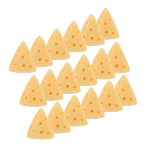 SUPVOX 50 Stück Teiliges DIY Bastelset Simulierte Käsemodelle aus Resin Realistische Mini Käseanhänger Langlebig und Formstabil als Foto Requisiten Kinderlernmaterial und Kreative SUPVOX 50 Stück Teiliges DIY Bastelset Simulierte Käsemodelle aus Resin Realistische Mini Käseanhänger Langlebig und Formstabil als Foto Requisiten Kinderlernmaterial und Kreative von Supvox