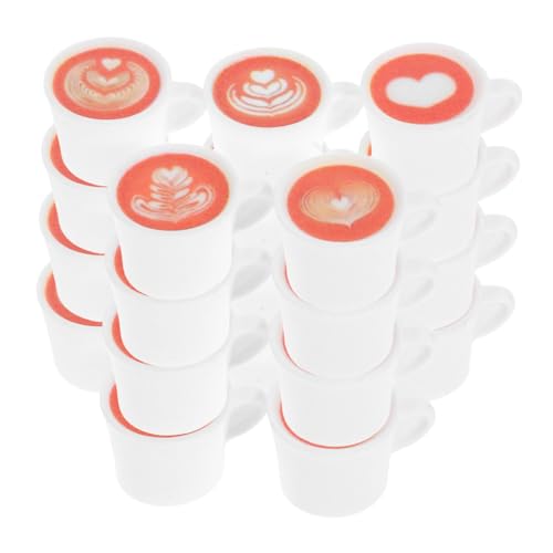 SUPVOX 50 Stück Teiliges Miniatur Kaffee Tassen aus Resin Realistische Kleine Kaffeebecher für Puppenhaus Dekor Mini Küchenzubehör Leicht und Detailreich für Kreative Tischdeko und SUPVOX 50 Stück Teiliges Miniatur Kaffee Tassen aus Resin Realistische Kleine Kaffeebecher für Puppenhaus Dekor Mini Küchenzubehör Leicht und Detailreich für Kreative Tischdeko und von Supvox