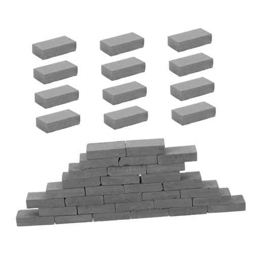 SUPVOX 50 Stück Teiliges Set Realistische Mini Ziegelsteine für DIY Bausatz Vielseitige Bausteine für Puppenhaus Gartenhaus Modellbau Lernspielzeug SUPVOX 50 Stück Teiliges Set Realistische Mini Ziegelsteine für DIY Bausatz Vielseitige Bausteine für Puppenhaus Gartenhaus Modellbau Lernspielzeug von Supvox