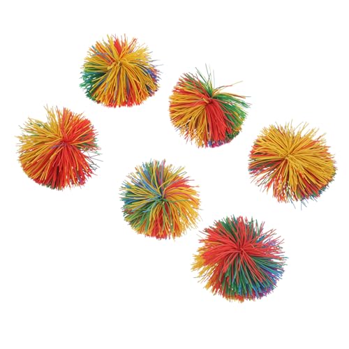 SUPVOX 6 Stück Bunte Silikon Wuschelbälle Flauschig Springend Stressabbau für Erwachsene Zufällige Farbe SUPVOX 6 Stück Bunte Silikon Wuschelbälle Flauschig Springend Stressabbau für Erwachsene Zufällige Farbe von Supvox