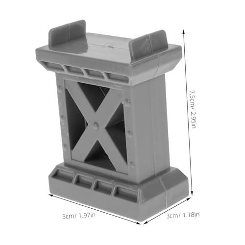 SUPVOX 6 Stück Teiliges Holz Eisenbahn Brückenstützen Stabile Schienenerhöhung für Holzspielzeugeisenbahn Kompatibel mit Gängigen Eisenbahnsets für Kindergeburtstage und Gartenbahn SUPVOX 6 Stück Teiliges Holz Eisenbahn Brückenstützen Stabile Schienenerhöhung für Holzspielzeugeisenbahn Kompatibel mit Gängigen Eisenbahnsets für Kindergeburtstage und Gartenbahn von Supvox