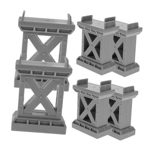 SUPVOX 6 Stück Teiliges Holz Eisenbahn Gleisstützen Brückenpfeiler Stabile Zugbrückenunterstützung für Spielzeugeisenbahn Kompatibel mit Holzeisenbahn Schienenerhöhung für Eisenbahnset SUPVOX 6 Stück Teiliges Holz Eisenbahn Gleisstützen Brückenpfeiler Stabile Zugbrückenunterstützung für Spielzeugeisenbahn Kompatibel mit Holzeisenbahn Schienenerhöhung für Eisenbahnset von Supvox