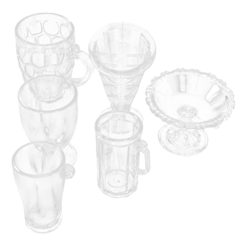 SUPVOX 6 Stück Teiliges Miniatur Puppenhaus Küchenzubehör aus Robustem Detailgetreue Mini Tassen Dekoration Langlebig und Farbbeständig Zubehör für Kinderküche und Miniaturszene SUPVOX 6 Stück Teiliges Miniatur Puppenhaus Küchenzubehör aus Robustem Detailgetreue Mini Tassen Dekoration Langlebig und Farbbeständig Zubehör für Kinderküche und Miniaturszene von Supvox