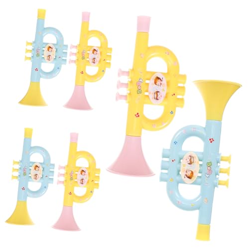 SUPVOX 6 Stück Teiliges Trompeten aus Abs Geruchlos Sichere Bühnenrequisiten für Junge Mädchen Realistische Musikinstrumente Üben für Auftritte und Spaß SUPVOX 6 Stück Teiliges Trompeten aus Abs Geruchlos Sichere Bühnenrequisiten für Junge Mädchen Realistische Musikinstrumente Üben für Auftritte und Spaß von Supvox