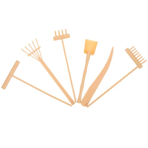 SUPVOX 6 Stück Teiliges Zen Garten Zubehör Sand Rechen Zen Sand Tray Werkzeuge Meditationsspielzeug für Schreibtisch Dekoration und Stressabbau SUPVOX 6 Stück Teiliges Zen Garten Zubehör Sand Rechen Zen Sand Tray Werkzeuge Meditationsspielzeug für Schreibtisch Dekoration und Stressabbau von Supvox