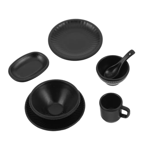 SUPVOX 7 Stück Teiliges Miniatur-Dollhouse Geschirrset Japanischer Stil Miniatur Teller Schüsseln Tassen mit Vertikalen Streifen für Puppenhaus Dekoration und Rollenspiel Zubehör SUPVOX 7 Stück Teiliges Miniatur-Dollhouse Geschirrset Japanischer Stil Miniatur Teller Schüsseln Tassen mit Vertikalen Streifen für Puppenhaus Dekoration und Rollenspiel Zubehör von Supvox