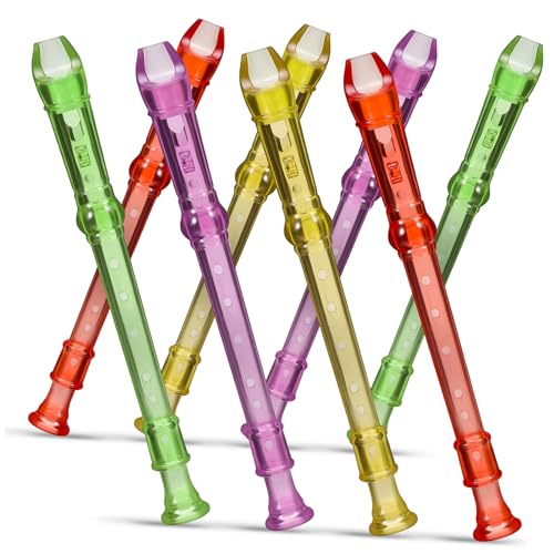 SUPVOX 8 Stück Teiliges Kleine Transparente Plastikblockflöte mit Löchern Leichtes Musikinstrument für Anfänger Lernen und Tragbar und Robust für Musiktraining SUPVOX 8 Stück Teiliges Kleine Transparente Plastikblockflöte mit Löchern Leichtes Musikinstrument für Anfänger Lernen und Tragbar und Robust für Musiktraining von Supvox