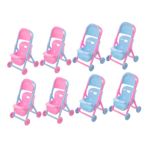 SUPVOX 8 Stück Teiliges Mini Puppenwagen Realistisches Design Tragbarer Kunststoff Kinderwagen Lebensechte Puppenwagen für Kreatives Rollenspiel und Puppenhaus Zubehör SUPVOX 8 Stück Teiliges Mini Puppenwagen Realistisches Design Tragbarer Kunststoff Kinderwagen Lebensechte Puppenwagen für Kreatives Rollenspiel und Puppenhaus Zubehör von Supvox