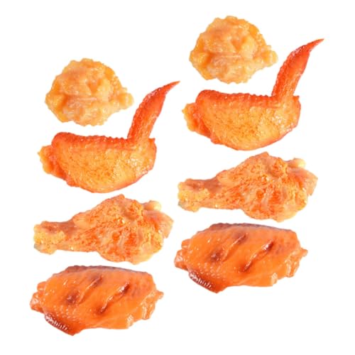 SUPVOX 8 Stück Teiliges Realistische Hähnchenmodelle mit Flügeln Popcorn Keulen und Mittelstücken Detailgetreue Nachbildung Langlebige Künstliche Lebensmittelmodelle für Küchen und SUPVOX 8 Stück Teiliges Realistische Hähnchenmodelle mit Flügeln Popcorn Keulen und Mittelstücken Detailgetreue Nachbildung Langlebige Künstliche Lebensmittelmodelle für Küchen und von Supvox