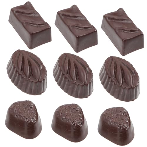 SUPVOX 9 Stück Teiliges Lebensechtes Schokoladenmodell Realistische Tischdekoration Detailgetreue Nachbildung in DREI Requisite für Ladengeschäfte Wohnraum und Lernspielzeug SUPVOX 9 Stück Teiliges Lebensechtes Schokoladenmodell Realistische Tischdekoration Detailgetreue Nachbildung in DREI Requisite für Ladengeschäfte Wohnraum und Lernspielzeug von Supvox