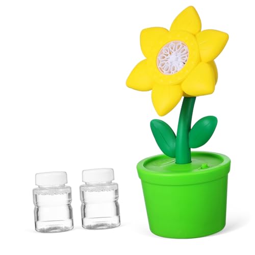 SUPVOX Automatische Sonnenblumen seifenblasenmaschine mit Licht und Sound Batteriebetrieben Kinderfreundlich Kontinuierliche Bubble Maker für Outdoor Spiel Party Picknick Inklusive SUPVOX Automatische Sonnenblumen seifenblasenmaschine mit Licht und Sound Batteriebetrieben Kinderfreundlich Kontinuierliche Bubble Maker für Outdoor Spiel Party Picknick Inklusive von Supvox