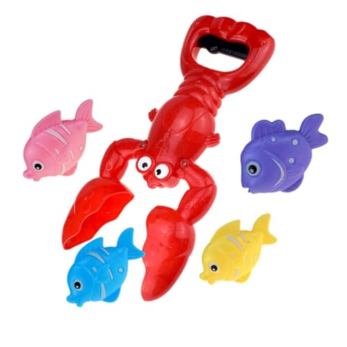 SUPVOX Badespielzeug mit Leuchtendem Hummer und Fisch Schwimmendes Kreatives Badewannenspielzeug für Mädchen Interaktives Angelspiel für Kleinkinder Fördert Spielerisch Badespaß und SUPVOX Badespielzeug mit Leuchtendem Hummer und Fisch Schwimmendes Kreatives Badewannenspielzeug für Mädchen Interaktives Angelspiel für Kleinkinder Fördert Spielerisch Badespaß und von Supvox