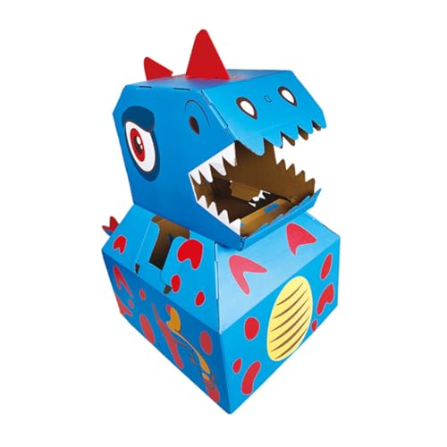 SUPVOX DIY Dinosaurier Kartonmodell Buntes Papierdinosaurier Kostüm Fördert Kreativität und Motorische Fähigkeiten Pädagogisches für Jungen und Mädchen für Geburtstage und Partys SUPVOX DIY Dinosaurier Kartonmodell Buntes Papierdinosaurier Kostüm Fördert Kreativität und Motorische Fähigkeiten Pädagogisches für Jungen und Mädchen für Geburtstage und Partys von Supvox