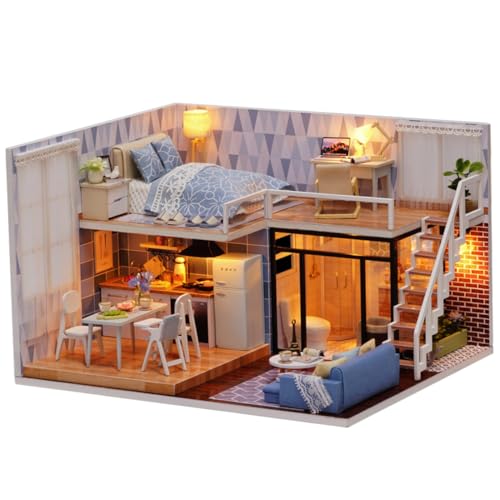 SUPVOX DIY Mini Haus zum Zusammenbauen Kreatives Mini Holzhaus Modell Handmontage Bausatz für Familien und Freunde als Dekoration und Pädagogisches SUPVOX DIY Mini Haus zum Zusammenbauen Kreatives Mini Holzhaus Modell Handmontage Bausatz für Familien und Freunde als Dekoration und Pädagogisches von Supvox