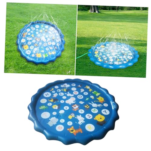 SUPVOX Dickes Aufblasbares PVC Sprinkler Pad für Wasserfeste Spielmatte mit Tiermotiv Großer Outdoor Wasserspaß für Garten und Sommer Strapazierfähige Sprinkler Spielmatte für Heiße Tage SUPVOX Dickes Aufblasbares PVC Sprinkler Pad für Wasserfeste Spielmatte mit Tiermotiv Großer Outdoor Wasserspaß für Garten und Sommer Strapazierfähige Sprinkler Spielmatte für Heiße Tage von Supvox
