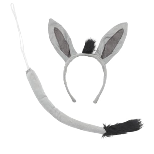 SUPVOX Donkey Kostüm mit Ohren Haarreif und Langlebiges Kunststoff und Stoffmaterial Einfach zu Tragen für Karneval Cosplay Party und Bühnenauftritte SUPVOX Donkey Kostüm mit Ohren Haarreif und Langlebiges Kunststoff und Stoffmaterial Einfach zu Tragen für Karneval Cosplay Party und Bühnenauftritte von Supvox