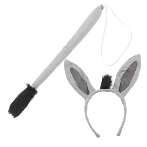 SUPVOX Esel Kostüm Ohren Haarreif und aus Kunststoff Tierkostüm Zubehör für Karneval Festival Kostümparty SUPVOX Esel Kostüm Ohren Haarreif und aus Kunststoff Tierkostüm Zubehör für Karneval Festival Kostümparty von Supvox