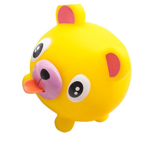 SUPVOX Gelbes Quietschspielzeug für Lustige Tierfigur mit Herausgestrecktem Stressabbauendes Sensorisches Anti Angst für Beruhigung und Entspannung SUPVOX Gelbes Quietschspielzeug für Lustige Tierfigur mit Herausgestrecktem Stressabbauendes Sensorisches Anti Angst für Beruhigung und Entspannung von Supvox