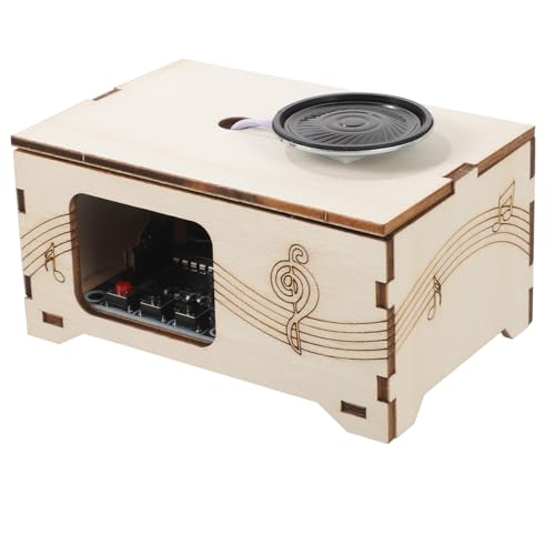 SUPVOX Handgefertigtes Holzspielzeug Sound Recorder DIY Musikbox Interaktives Lernspielzeug Ab Jahren Fördert Kreativität und Wissenschaftliche Neugier SUPVOX Handgefertigtes Holzspielzeug Sound Recorder DIY Musikbox Interaktives Lernspielzeug Ab Jahren Fördert Kreativität und Wissenschaftliche Neugier von Supvox