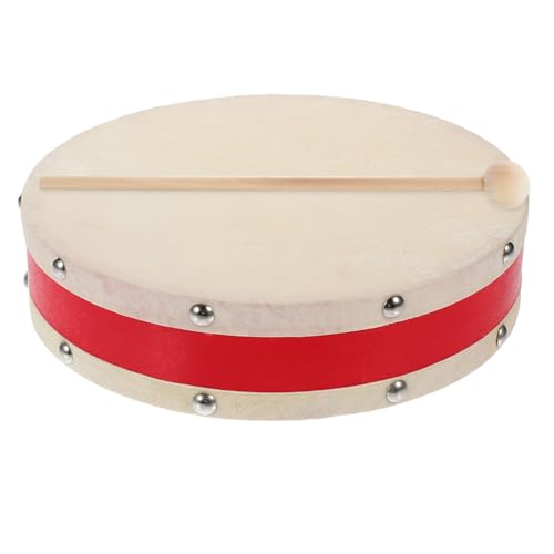 SUPVOX Handtrommel Doppelseitig mit Trommelstöcken Verschleißfestes Holz Percussion Instrument Leicht zu Halten für Musikspiele Feiern Aufführungen und Konzerte Geeignet SUPVOX Handtrommel Doppelseitig mit Trommelstöcken Verschleißfestes Holz Percussion Instrument Leicht zu Halten für Musikspiele Feiern Aufführungen und Konzerte Geeignet von Supvox