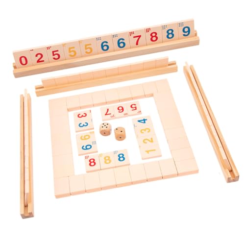 SUPVOX Holz Brettspiel Zahlenwürfel Lernspielzeug für Spieler Pädagogisches Zahlen Sortierspiel Sicher und Langlebig Geeignet für Kinderparty und Frühe Bildung SUPVOX Holz Brettspiel Zahlenwürfel Lernspielzeug für Spieler Pädagogisches Zahlen Sortierspiel Sicher und Langlebig Geeignet für Kinderparty und Frühe Bildung von Supvox