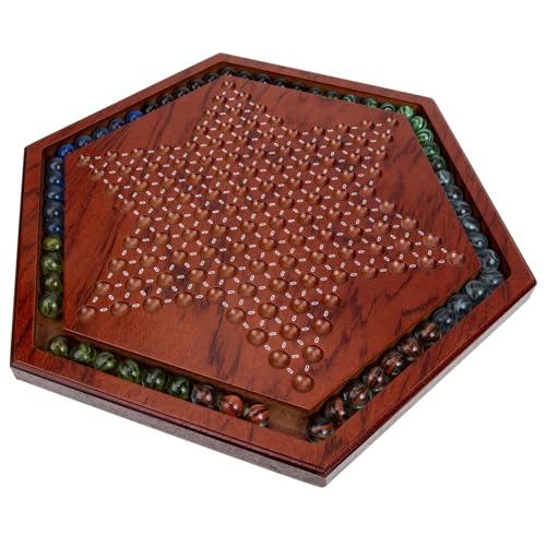 SUPVOX Holz Chinese Checkers Spielbrett Natürliches Holzmaterial Glatte Oberfläche ohne Grate für Spieler Pädagogisches Brettspiel und Vorstellungskraft Geeignet für Erwachsene für SUPVOX Holz Chinese Checkers Spielbrett Natürliches Holzmaterial Glatte Oberfläche ohne Grate für Spieler Pädagogisches Brettspiel und Vorstellungskraft Geeignet für Erwachsene für von Supvox