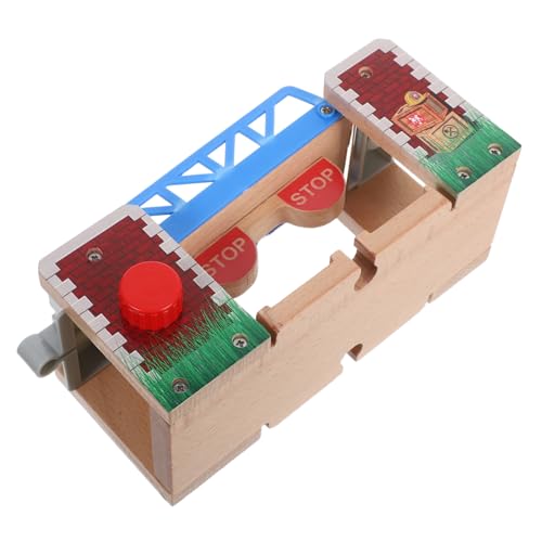 SUPVOX Holz Eisenbahn Brücke Hebebrücke Holzspielzeug Zubehör Lernspielzeug für Motorischer Fähigkeiten und Fantasievollem Spiel SUPVOX Holz Eisenbahn Brücke Hebebrücke Holzspielzeug Zubehör Lernspielzeug für Motorischer Fähigkeiten und Fantasievollem Spiel von Supvox