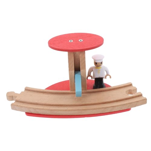 SUPVOX Holz Eisenbahn Zubehör aus Robustem Holz Zug Straßenblock für Spielplatz Szenenbau mit Dekorativem Bahnübergang und Kinderfreundlichem Design SUPVOX Holz Eisenbahn Zubehör aus Robustem Holz Zug Straßenblock für Spielplatz Szenenbau mit Dekorativem Bahnübergang und Kinderfreundlichem Design von Supvox