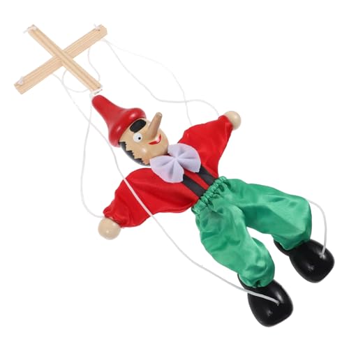 SUPVOX Holz Marionetten Puppe mit Ziehschnur Handgefertigtes Sicheres Kinderspielzeug Interaktive Sammelfigur für Erwachsene Kreative DIY Puppen für Theater und Partyspaß SUPVOX Holz Marionetten Puppe mit Ziehschnur Handgefertigtes Sicheres Kinderspielzeug Interaktive Sammelfigur für Erwachsene Kreative DIY Puppen für Theater und Partyspaß von Supvox