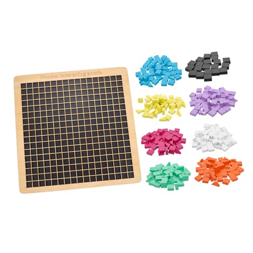 SUPVOX Holz Puzzle für Ab Jahren Bunte Montessori Musterbausteine Pädagogisches Steckpuzzle Kreativität Feinmotorik und Eltern Junge Mädchen Interaktion SUPVOX Holz Puzzle für Ab Jahren Bunte Montessori Musterbausteine Pädagogisches Steckpuzzle Kreativität Feinmotorik und Eltern Junge Mädchen Interaktion von Supvox