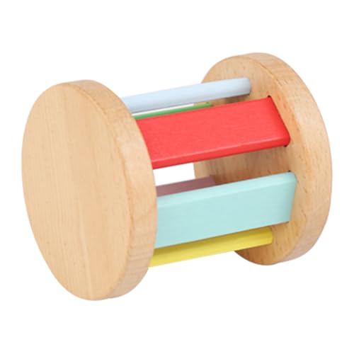 SUPVOX Holz Rassel Trommel Babyspielzeug für Kleinkinder und Junge Mädchen Leichter Greifling aus Hochwertigem Holz Fördert Hand Auge Koordination und Sensorische Entwicklung Montessori SUPVOX Holz Rassel Trommel Babyspielzeug für Kleinkinder und Junge Mädchen Leichter Greifling aus Hochwertigem Holz Fördert Hand Auge Koordination und Sensorische Entwicklung Montessori von Supvox