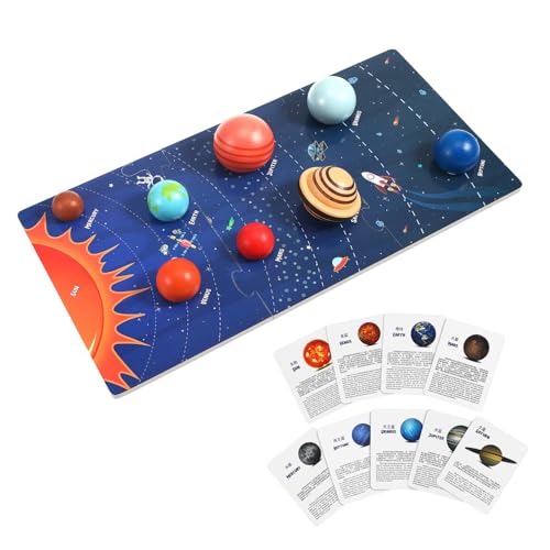 SUPVOX Holz Solar System Puzzle für Planeten Lernspielzeug Pädagogisches Weltraum Puzzle Einfach zu Montierendes Langlebiges Holzspielzeug für Vorschulalter Interaktives Weltraum SUPVOX Holz Solar System Puzzle für Planeten Lernspielzeug Pädagogisches Weltraum Puzzle Einfach zu Montierendes Langlebiges Holzspielzeug für Vorschulalter Interaktives Weltraum von Supvox
