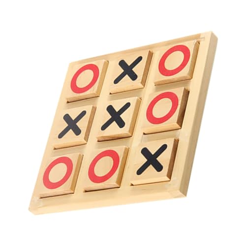 SUPVOX Holz Toe Brettspiel für Tragbares Interaktives Denkspiel mit Glatten Kanten Fördert Logisches und Strategisches für Familie Reise und Kinderzimmer SUPVOX Holz Toe Brettspiel für Tragbares Interaktives Denkspiel mit Glatten Kanten Fördert Logisches und Strategisches für Familie Reise und Kinderzimmer von Supvox