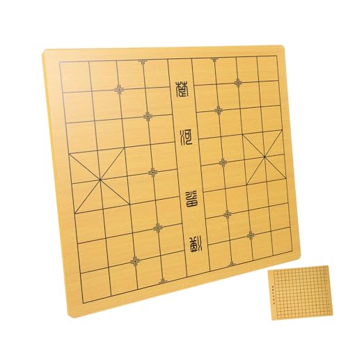 SUPVOX Holz doppel Seiten Schachbrett mit Gobang und Xiangqi Stabiles Langlebiges Brettspiel für Zuhause und Reise Elegantes Design Kompakt für Schach Gobang Liebhaber SUPVOX Holz doppel Seiten Schachbrett mit Gobang und Xiangqi Stabiles Langlebiges Brettspiel für Zuhause und Reise Elegantes Design Kompakt für Schach Gobang Liebhaber von Supvox