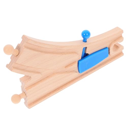 SUPVOX Holzeisenbahn Zubehör Ausgleichsschiene Holzspielzeug für Robustes Glattes Holzgleis Kreativität Feinmotorik und Hand Auge koordination SUPVOX Holzeisenbahn Zubehör Ausgleichsschiene Holzspielzeug für Robustes Glattes Holzgleis Kreativität Feinmotorik und Hand Auge koordination von Supvox