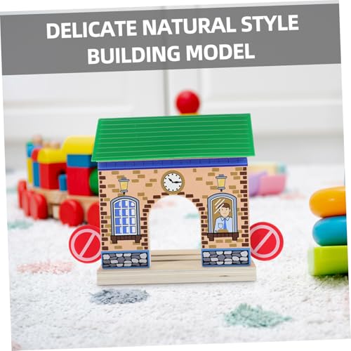 SUPVOX Holzeisenbahn Zubehör Bahnstation Modell DIY Holz Bahnsteig Dekoration Realistisches Leicht Langlebig für Geschenk SUPVOX Holzeisenbahn Zubehör Bahnstation Modell DIY Holz Bahnsteig Dekoration Realistisches Leicht Langlebig für Geschenk von Supvox