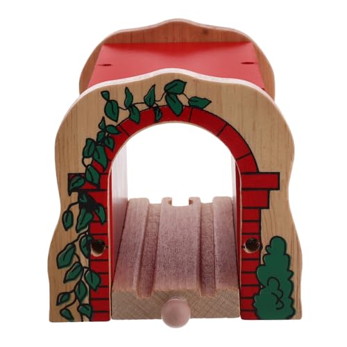 SUPVOX Holzeisenbahn Zubehör Holz Zugtunnel Modell Zug Höhlentunnel Erweiterungsspiel für Kreative Bahnszenen Junior Bahn Spielset aus Holz SUPVOX Holzeisenbahn Zubehör Holz Zugtunnel Modell Zug Höhlentunnel Erweiterungsspiel für Kreative Bahnszenen Junior Bahn Spielset aus Holz von Supvox