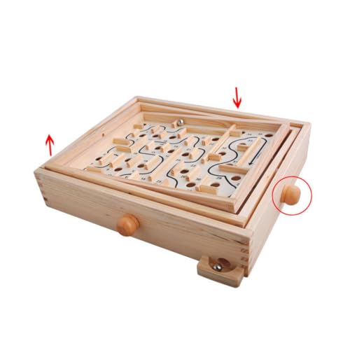 SUPVOX Holzperlen Labyrinthspielzeug für Ab Jahren Lernspielzeug und Problemlösung Pädagogisches Holzperlen Puzzle für Jungen und Mädchen Indoor Knobelspiel SUPVOX Holzperlen Labyrinthspielzeug für Ab Jahren Lernspielzeug und Problemlösung Pädagogisches Holzperlen Puzzle für Jungen und Mädchen Indoor Knobelspiel von Supvox