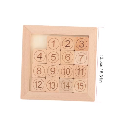 SUPVOX Holzpuzzle Schiebespiel Zahlen Lernspielzeug für Ab Jahren Montessori Denkspiel Feinmotorik und Zahlenverständnis Sicheres Lernspielzeug aus Holz Iq SUPVOX Holzpuzzle Schiebespiel Zahlen Lernspielzeug für Ab Jahren Montessori Denkspiel Feinmotorik und Zahlenverständnis Sicheres Lernspielzeug aus Holz Iq von Supvox