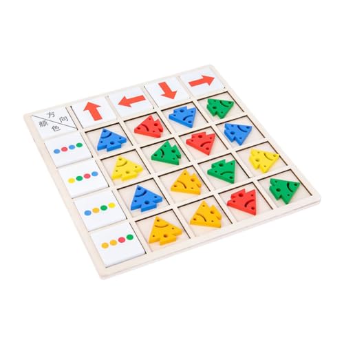 SUPVOX Holzspielzeug Lernspiel Farben und Richtung Erkennen Pädagogisches Puzzle für Kleinkinder Jungen Mädchen Ab Jahren zur Kognitiven Entwicklung und Intellektuellen SUPVOX Holzspielzeug Lernspiel Farben und Richtung Erkennen Pädagogisches Puzzle für Kleinkinder Jungen Mädchen Ab Jahren zur Kognitiven Entwicklung und Intellektuellen von Supvox