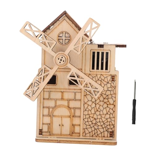 SUPVOX Holzspielzeug Windmühlen Musikspieluhr mit Motor Puzzle für Erwachsene Fördert Kreativität und Wissenschaftsverständnis Sicheres Material Lernspielzeug Ab Jahren SUPVOX Holzspielzeug Windmühlen Musikspieluhr mit Motor Puzzle für Erwachsene Fördert Kreativität und Wissenschaftsverständnis Sicheres Material Lernspielzeug Ab Jahren von Supvox