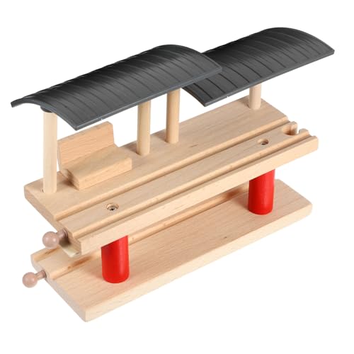 SUPVOX Holzspielzeug Zug Station Plattform Robustes Tragbares Simulation für Pädagogisch Förderndes Zubehör für Holzeisenbahn Spielspaß SUPVOX Holzspielzeug Zug Station Plattform Robustes Tragbares Simulation für Pädagogisch Förderndes Zubehör für Holzeisenbahn Spielspaß von Supvox