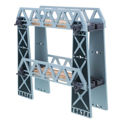 SUPVOX Holzspielzeug Zugbrücke zum Zusammenbauen Zweistöckige Holzbrücke für Holzeisenbahn Sets Kompatibel mit Zugschienen Robustes Holz Fördert Logisches Denken und Kreatives SUPVOX Holzspielzeug Zugbrücke zum Zusammenbauen Zweistöckige Holzbrücke für Holzeisenbahn Sets Kompatibel mit Zugschienen Robustes Holz Fördert Logisches Denken und Kreatives von Supvox