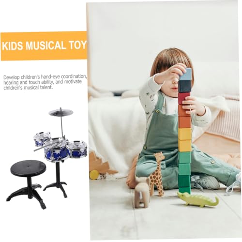 SUPVOX Kinderschlagzeug Set aus Robustem Laute Klare Klänge Pädagogisches Musikinstrument für Fördert Eltern Junge Mädchen interaktion Kreatives Lernspielzeug für Altersgruppen SUPVOX Kinderschlagzeug Set aus Robustem Laute Klare Klänge Pädagogisches Musikinstrument für Fördert Eltern Junge Mädchen interaktion Kreatives Lernspielzeug für Altersgruppen von Supvox