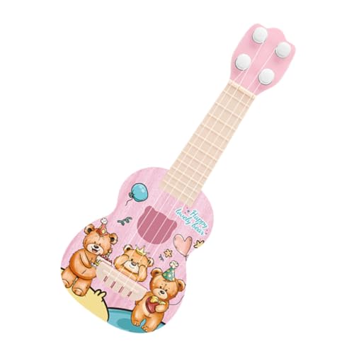 SUPVOX Kinderspielzeug Ukulele aus Robustem Kleine Cartoon Gitarre für Kleinkinder Leicht und Tragbar Musiklernspielzeug für Jungen und Mädchen für Reisen und Outdoor Aktivitäten SUPVOX Kinderspielzeug Ukulele aus Robustem Kleine Cartoon Gitarre für Kleinkinder Leicht und Tragbar Musiklernspielzeug für Jungen und Mädchen für Reisen und Outdoor Aktivitäten von Supvox