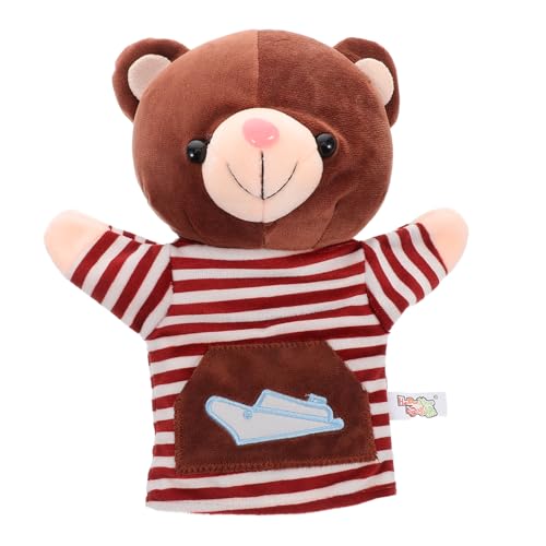 SUPVOX Kuschelige Handpuppe Bär Interaktives Plüschspielzeug für Eltern Junge Mädchen Geschichten Kreatives Rollenspiel und Früherziehung für Kinderzimmer und Klassenzimmer SUPVOX Kuschelige Handpuppe Bär Interaktives Plüschspielzeug für Eltern Junge Mädchen Geschichten Kreatives Rollenspiel und Früherziehung für Kinderzimmer und Klassenzimmer von Supvox