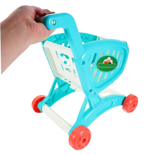 SUPVOX Mini Einkaufswagen für Simulation Handwagen mit Glatten Kanten Pädagogisches Lauflernhilfe Rollenspiel für Mädchen und Jungen Blau SUPVOX Mini Einkaufswagen für Simulation Handwagen mit Glatten Kanten Pädagogisches Lauflernhilfe Rollenspiel für Mädchen und Jungen Blau von Supvox