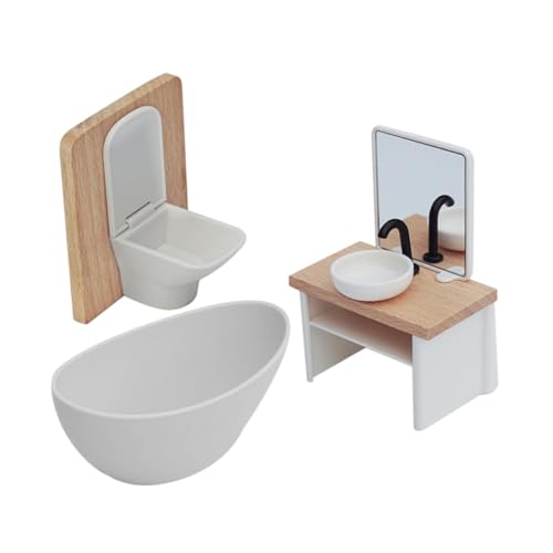SUPVOX Miniatur Badezimmer Realistische Dusche Toilette und Waschbecken Feine Handwerkskunst Vielseitige Puppenhaus Deko für Eltern-Junge Mädchen Spiel und Kreative Gestaltung SUPVOX Miniatur Badezimmer Realistische Dusche Toilette und Waschbecken Feine Handwerkskunst Vielseitige Puppenhaus Deko für Eltern-Junge Mädchen Spiel und Kreative Gestaltung von Supvox